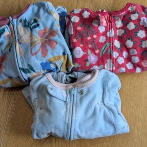 Carter's Kids Pajamas - Blue, Pink, Red Floral